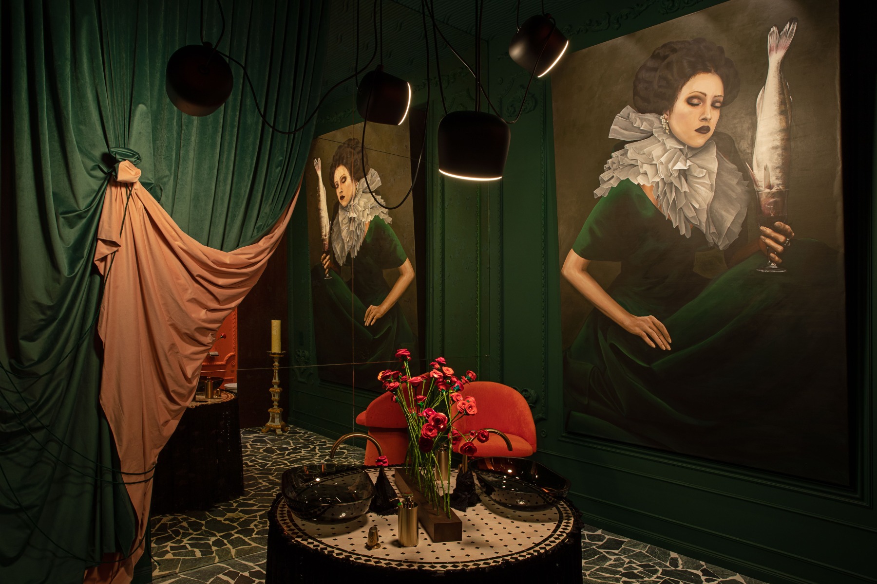 фото европейских интерьеров с лепниной Orac