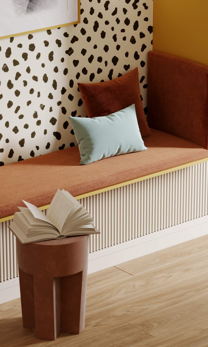 лепнина Orac и обои: фото в интерьере