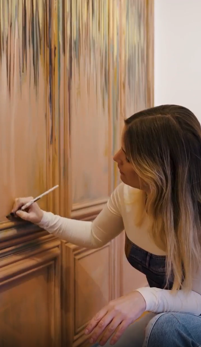 Окрашивание архитектурного декора Orac в фото